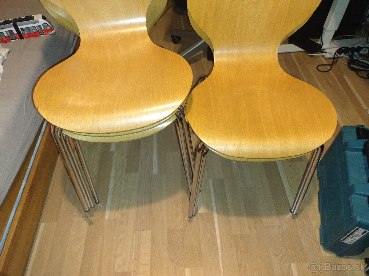 kuchynske stolicky, sada 6 ks