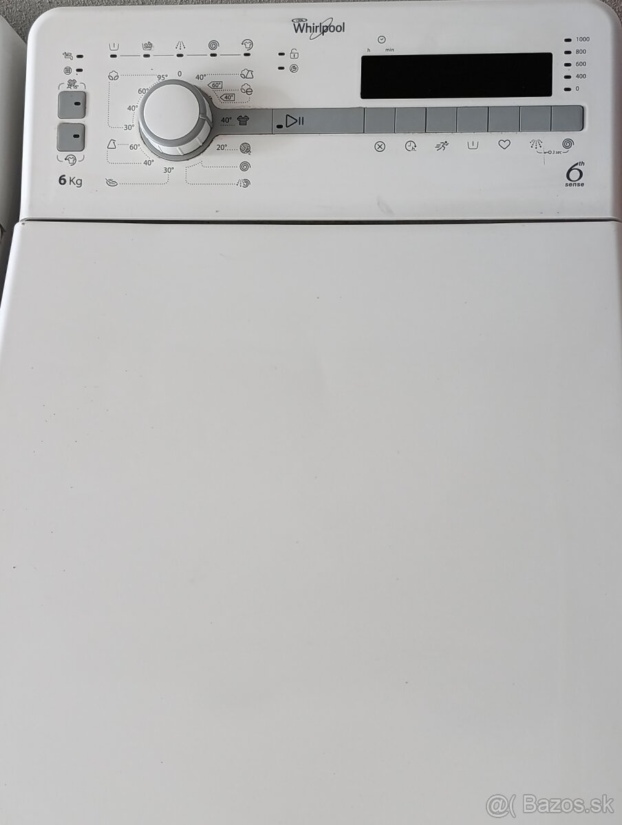 6-6,5kg práčky Whirpool