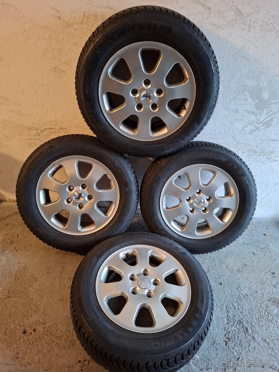 Alu 5x112 r15 zimné pneumatiky 195/65 r15 Michelin
