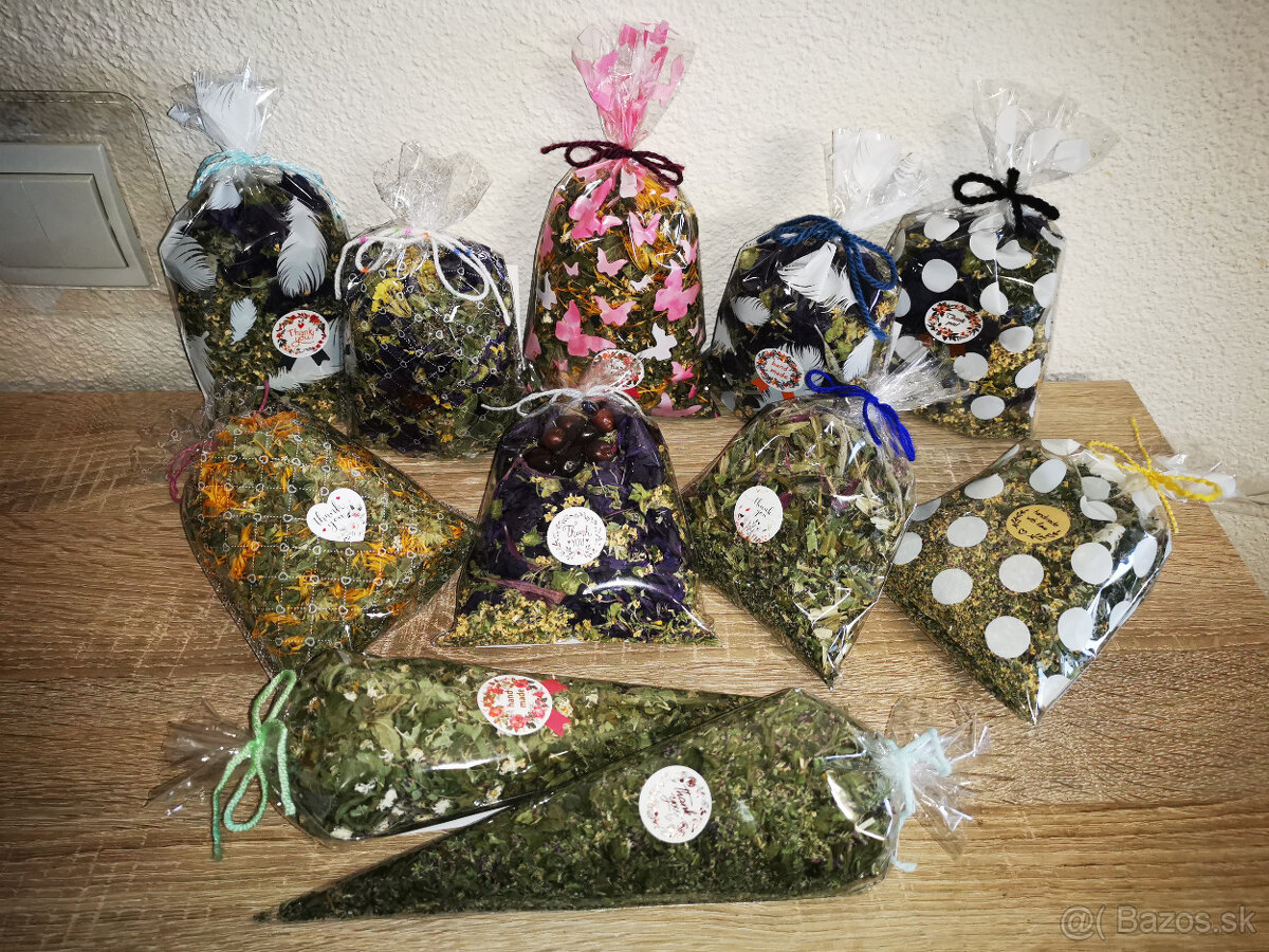 Domáce sypané bylinkové čaje