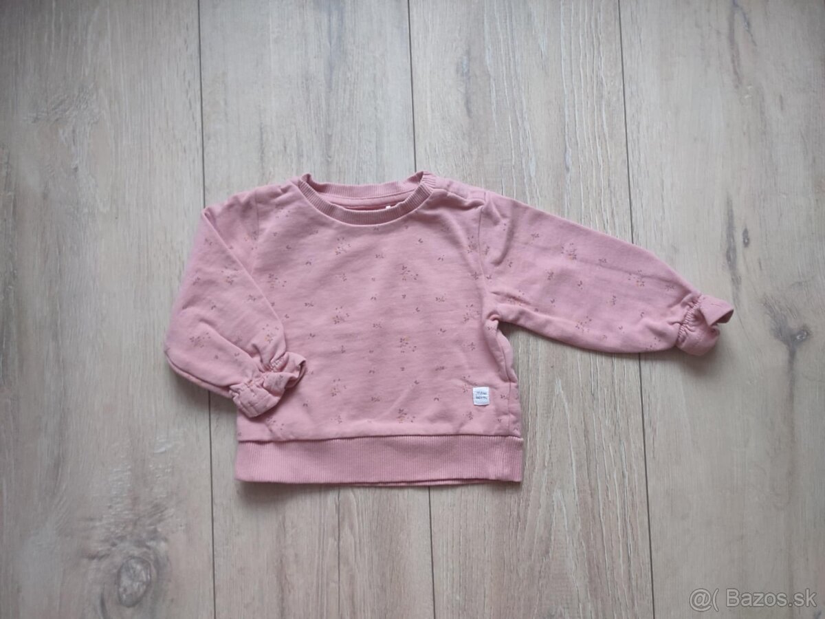 Mikina kvietkovaná Reserved, veľkosť 80