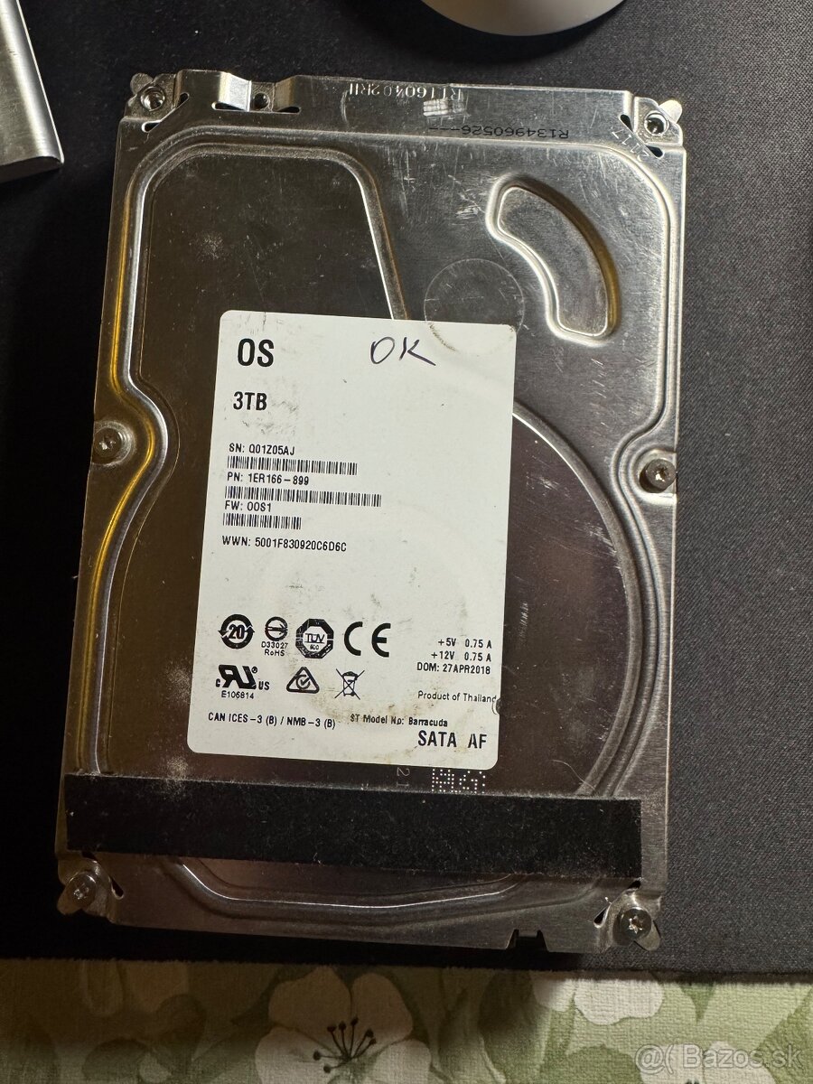 3TB HDD Barracuda