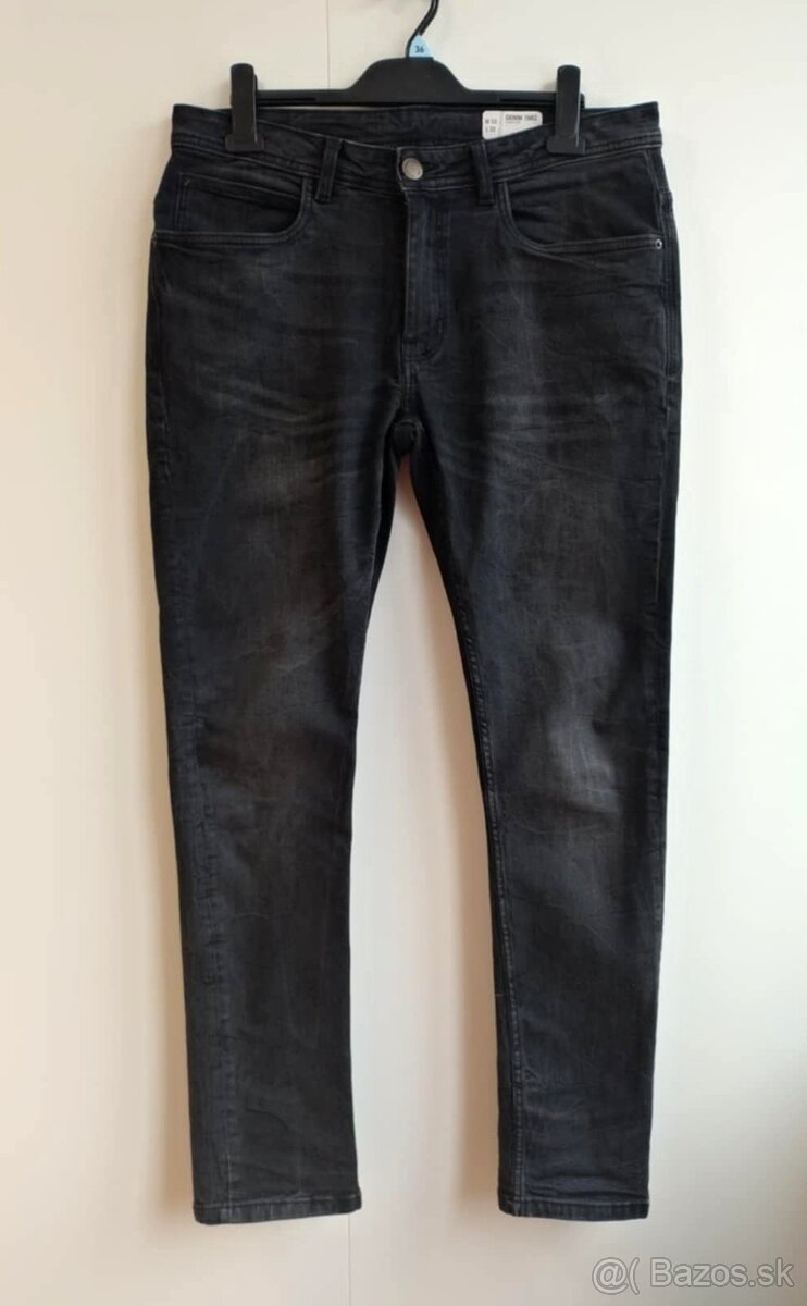 Pánske čierne rifle