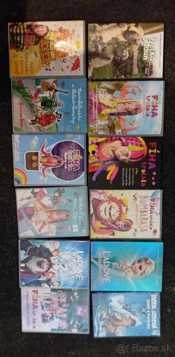 DVD,Kinder hračky....