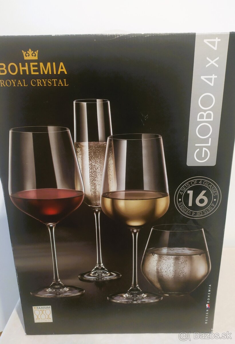 BOHEMIA ROYAL CRYSTAL Globo 4x4 16ks