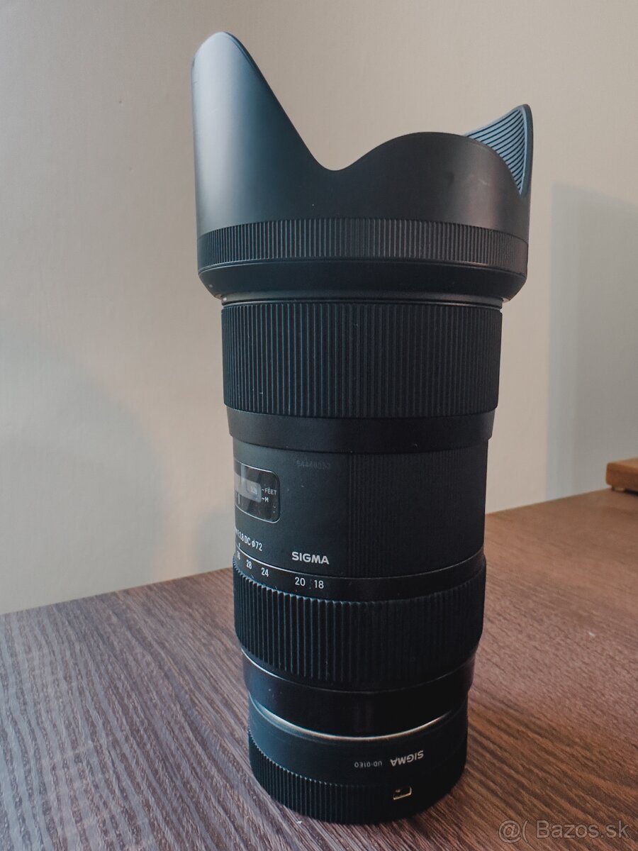 Prenájom objektívu SIGMA 18-35mm 1,8F DC HSM Art pre Canon E