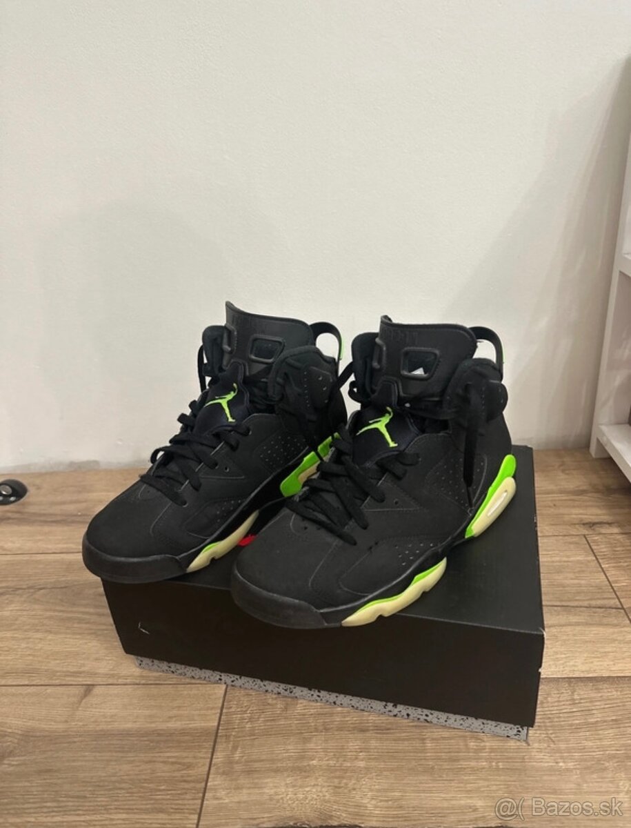 Jordan 6 eletric green 44