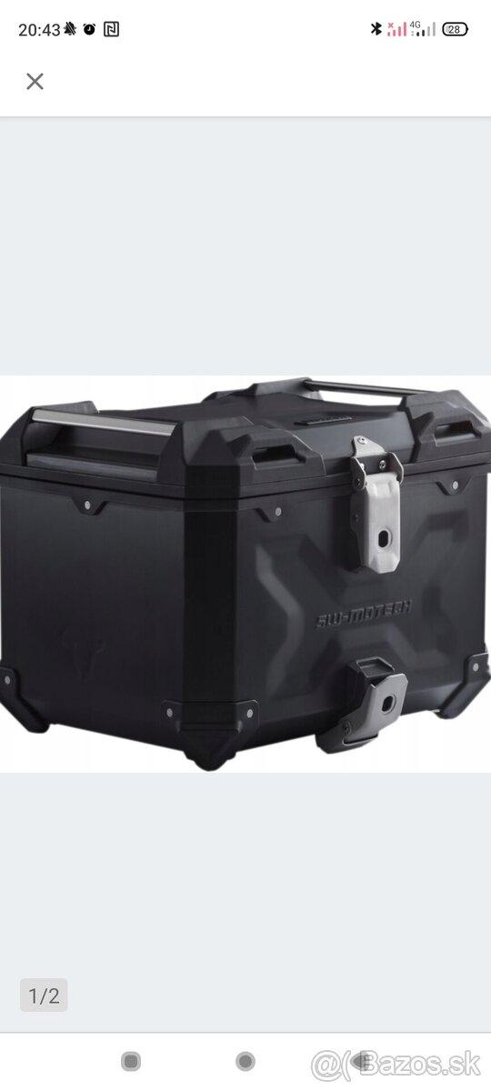 Vrchný 38l kufor topcase swmotech transalp 750