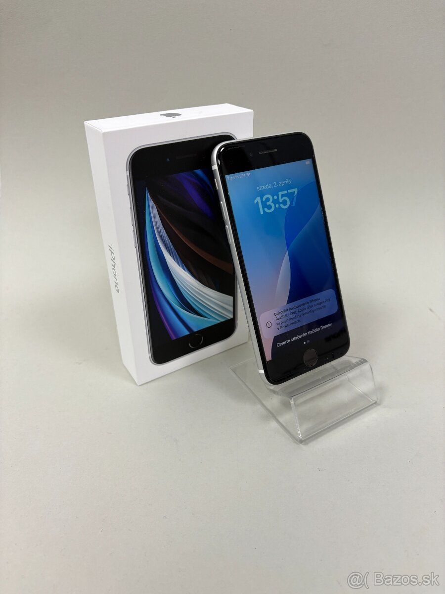Apple iPhone SE 2020 128GB White-Batéria 100%