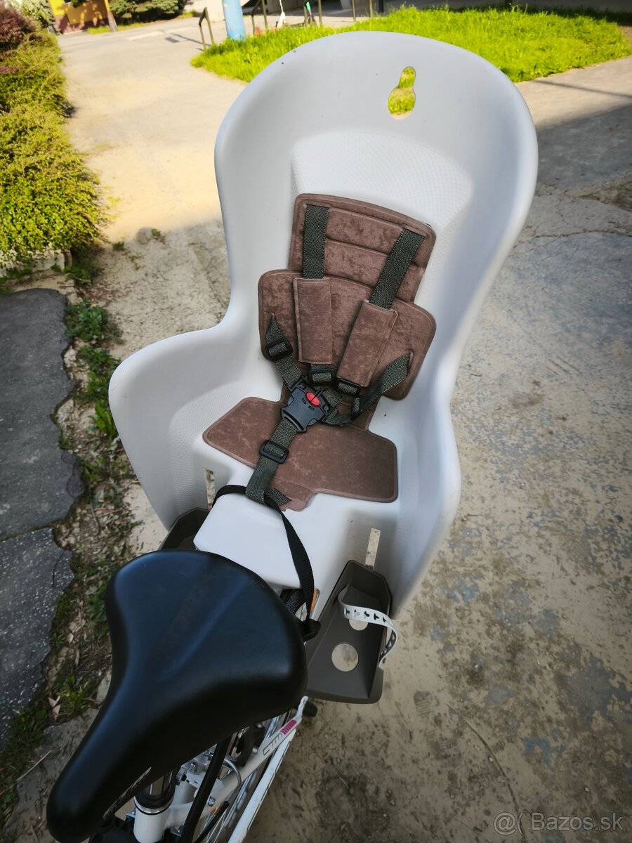 Detská sedačka na bicykel - 1x pouzita