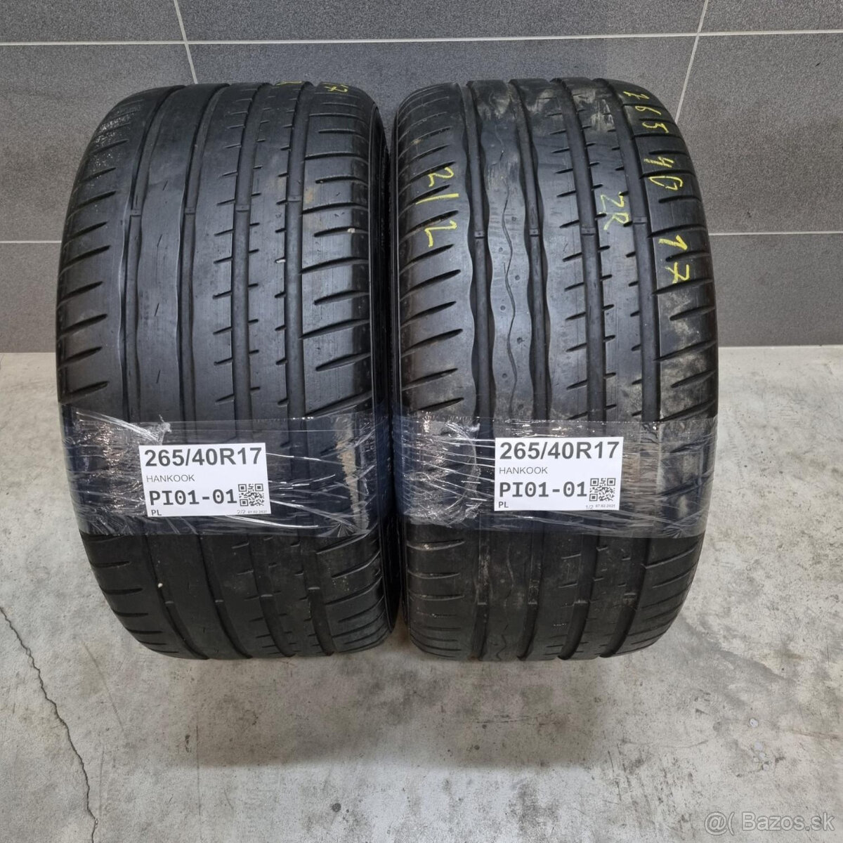 Letné pneumatiky 265/40 R17 HANKOOK
