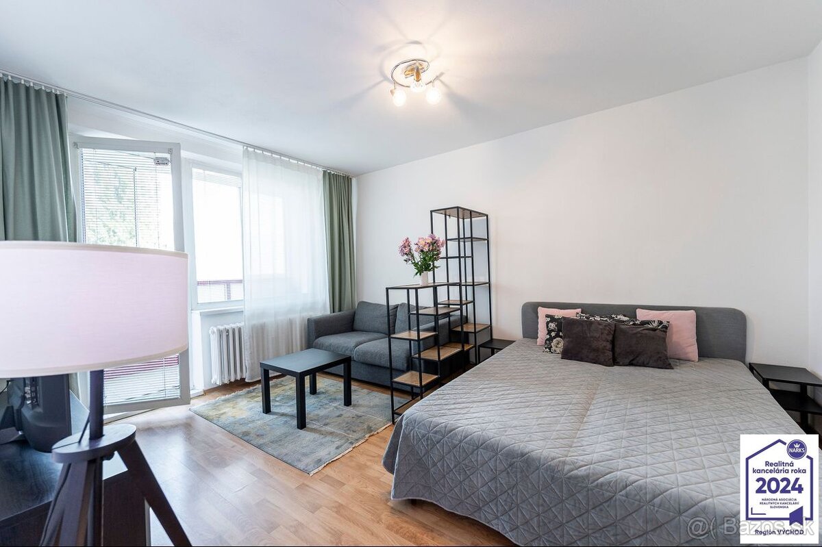 1 izbový byt v obľúbenej lokalite Košice - Juh na Palárikove
