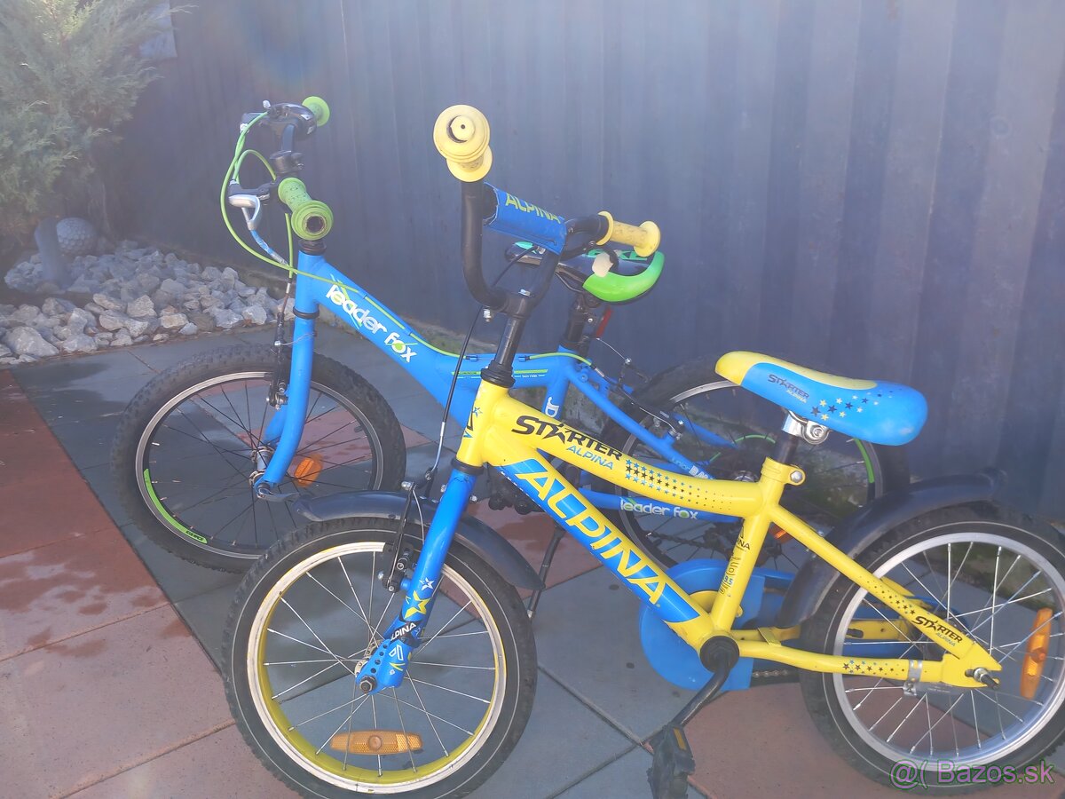 2x detský bicykel