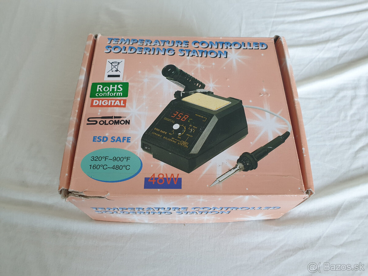 SOLOMON SL-30 CMC spájkovacia stanica 48W