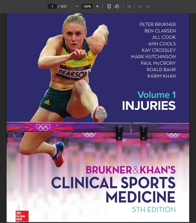 Brukner & Khan's Clinical Sports Medicine PDF