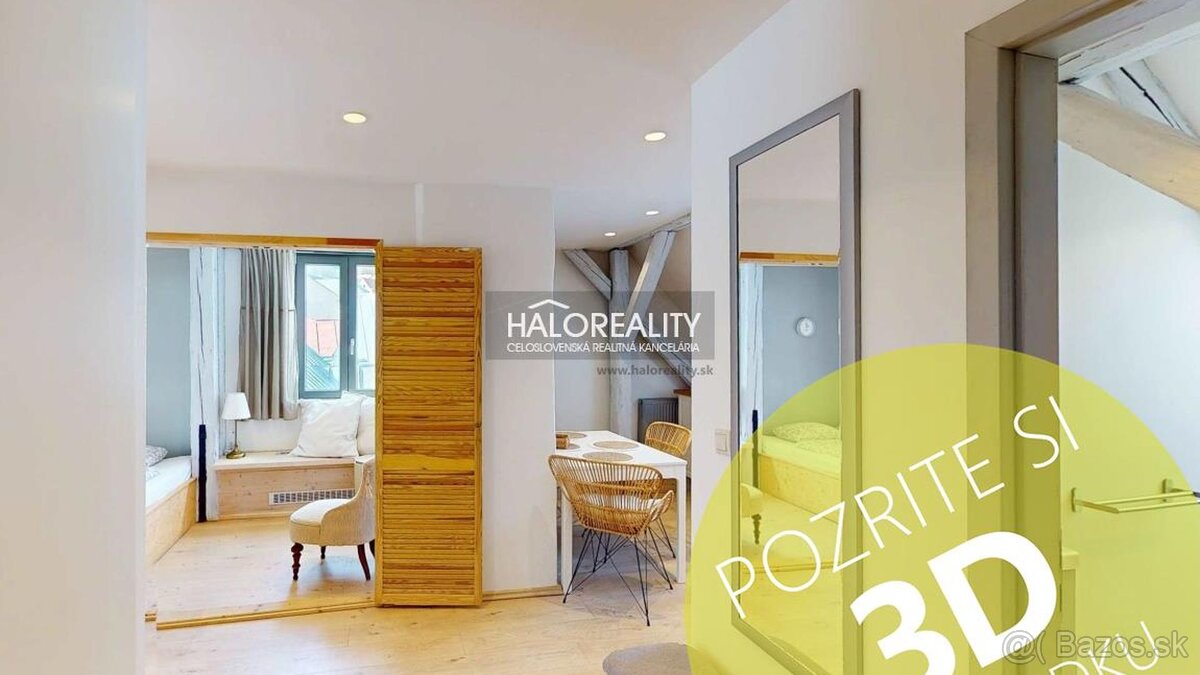 HALO reality - Predaj, apartmán Banská Štiavnica - EXKLUZÍVN
