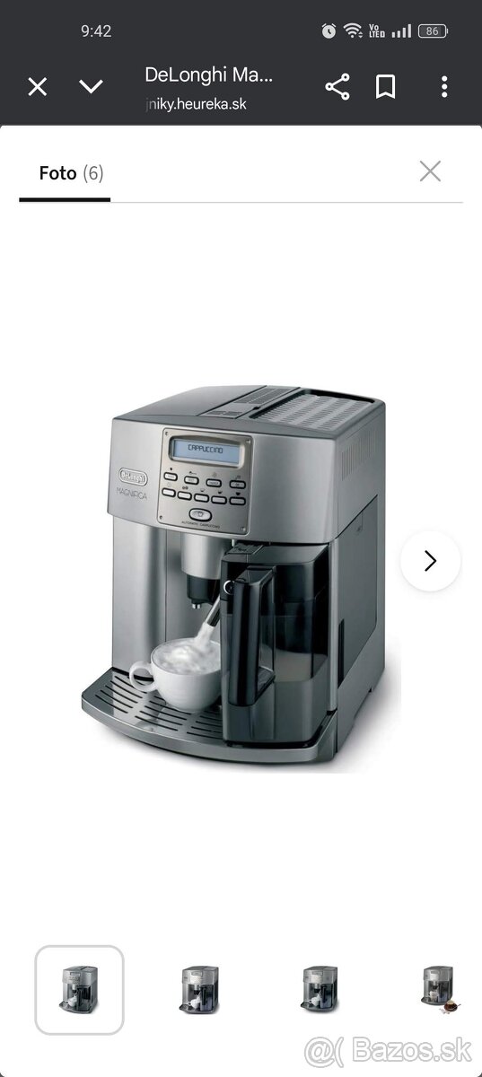 Predám Delonghi magnifica cappuccino