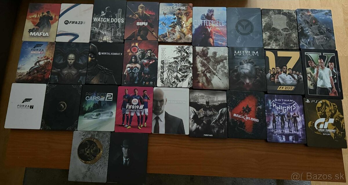 Predám herné steelbooky (BEZ HIER)