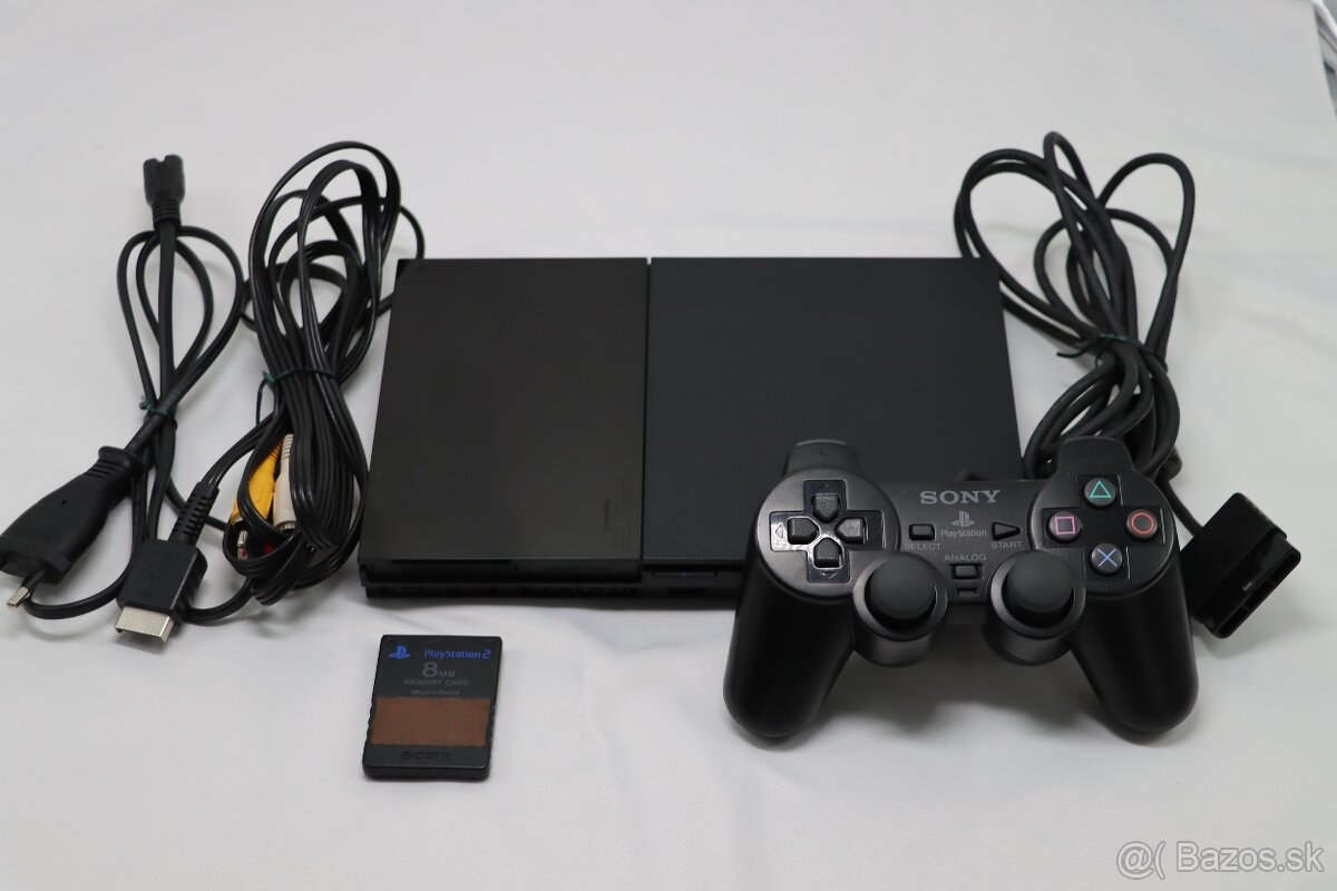 PlayStation 2 Slim SCPH-90004 / Kompletné balenie