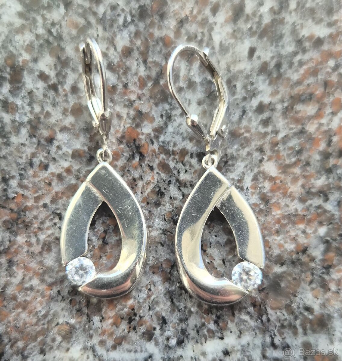 Dámske strieborné náušnice