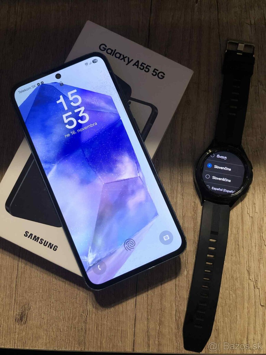 Samsung Galaxy A55 5G 128 +Samsung galaxy Watch 3 Classic