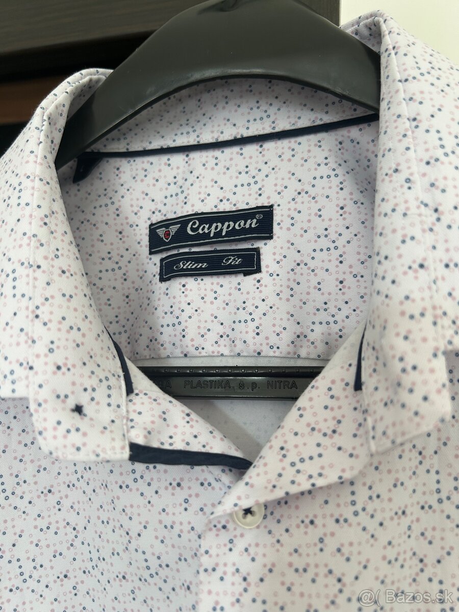 Cappon pánska košeľa slím fit