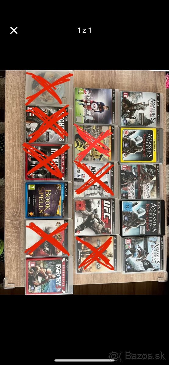 Na predaj: Kolekcia PS3 hier