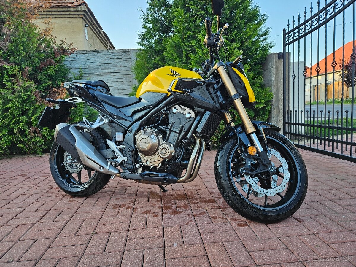 Honda CB500F 2022 Pearl Dusk Yellow