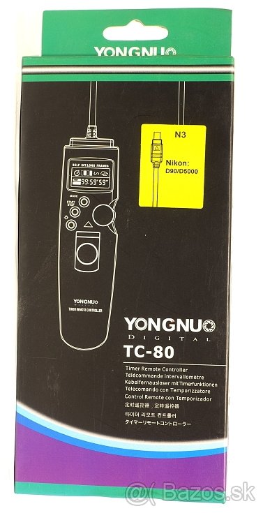 Dialkova spust Nikon/Yongnuo TC-80 N3