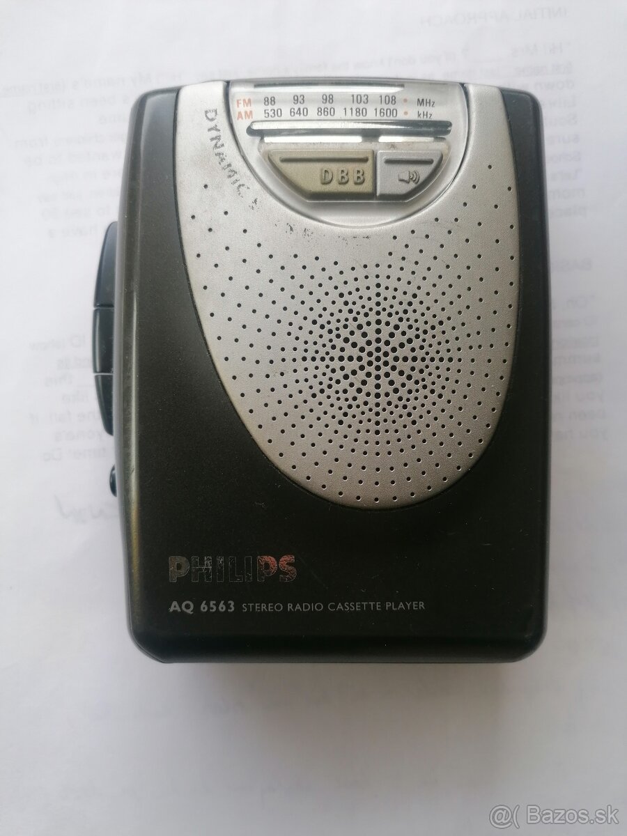 Walkman Philips - kazetový prehrávač