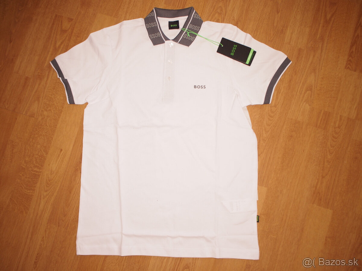 Hugo Boss pánske polo tričko biele