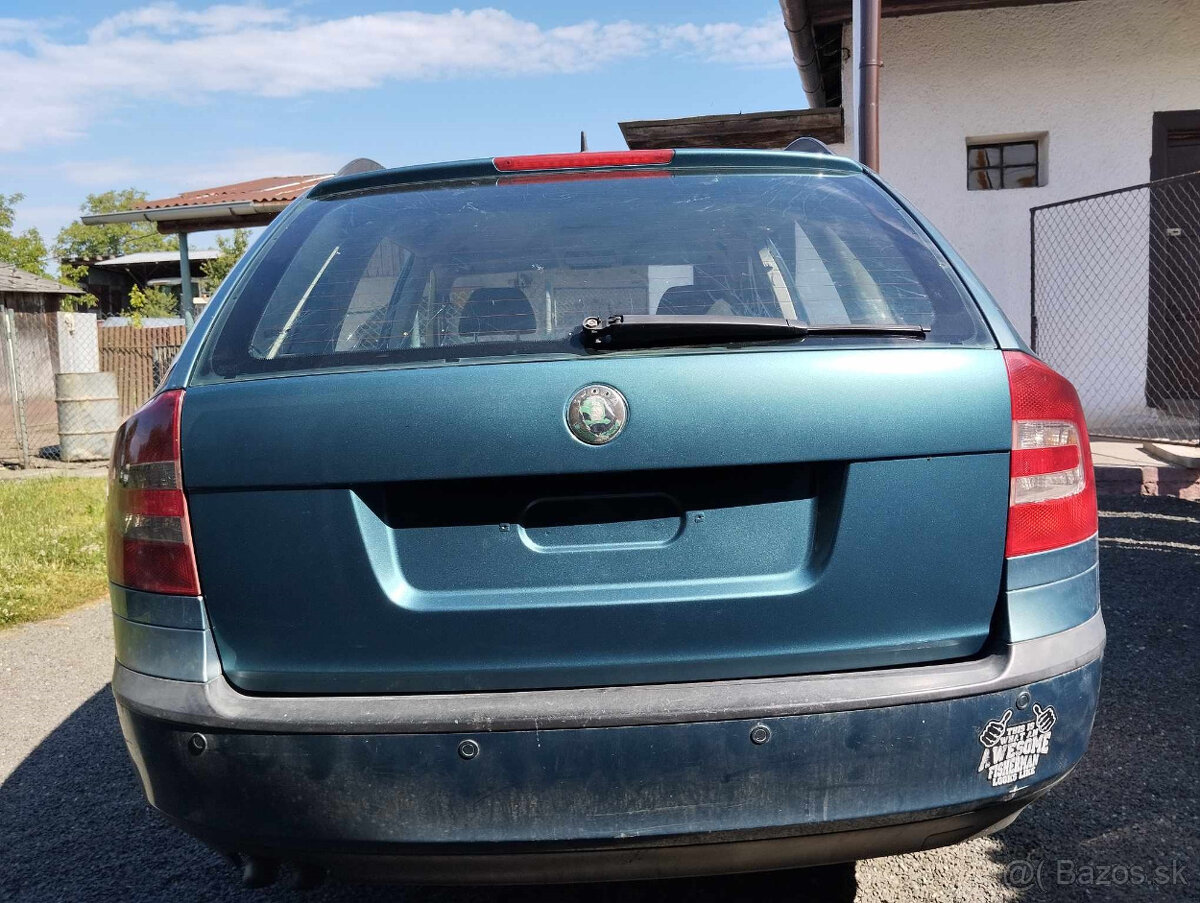 zadny naraznik, škoda octavia 2 combi 2008