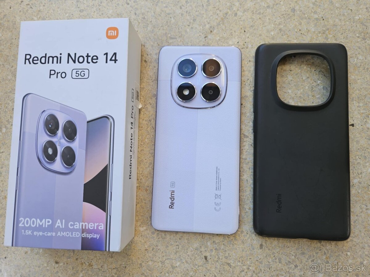 Xiaomi Redmi Note 14 Pro 5G 8GB/256GB,fialovy,kryt,,zaruka