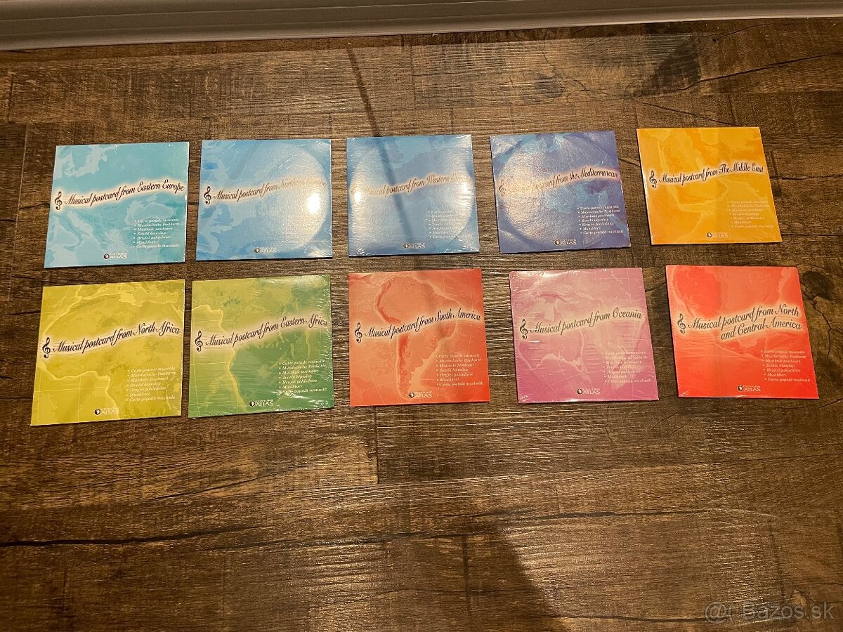 Séria CD – Musical Postcard (Editions Atlas, 10 ks)