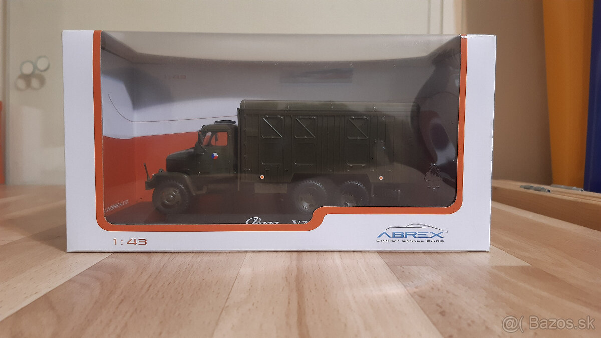Abrex 1:43 Praga V3S (1967) Skříňový vůz Armáda ČR