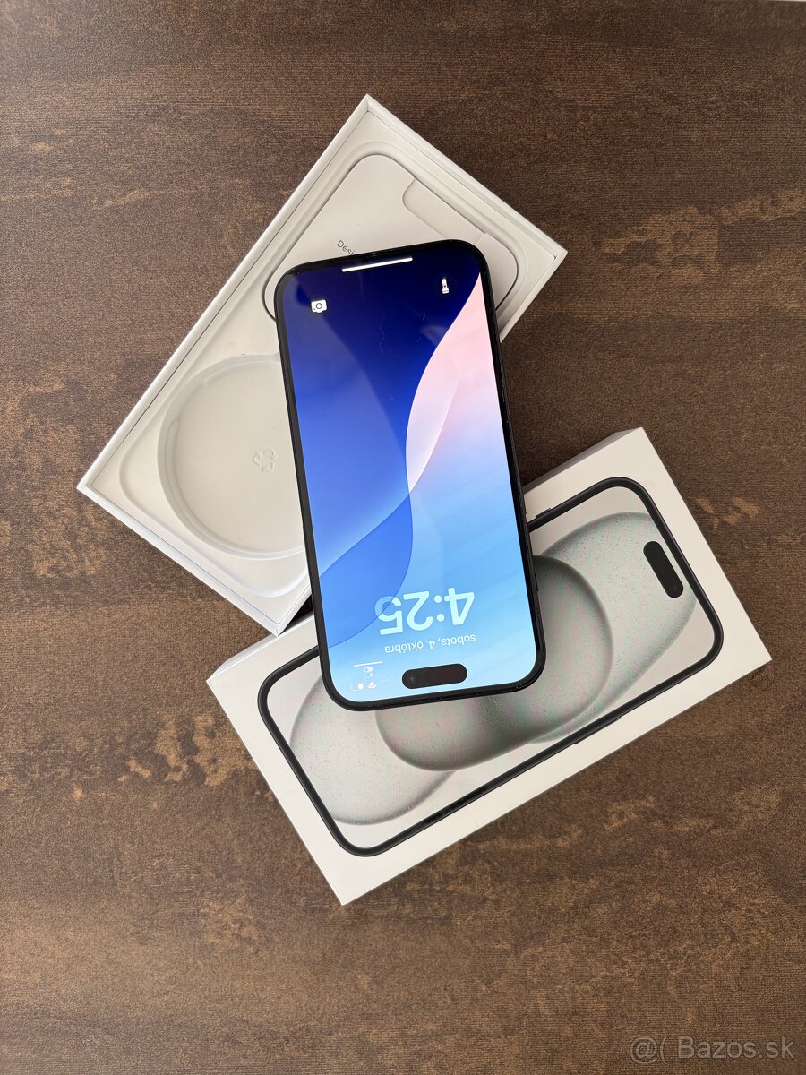 iphone 15, 256 GB, čierny