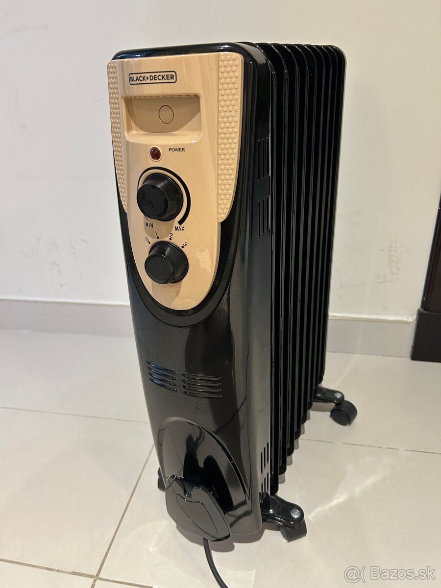 Elektrický olejový radiátor Black ‘n Decker