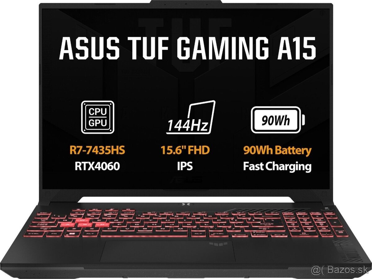 ASUS TUF Gaming A15 FA507NVR - v zaruke