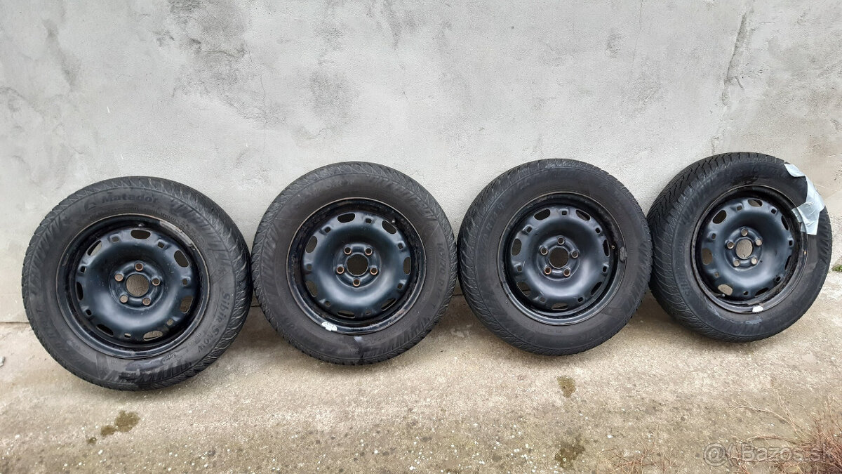 Kolesa + zimne pneu - Skoda Fabia I - 165/70-R14