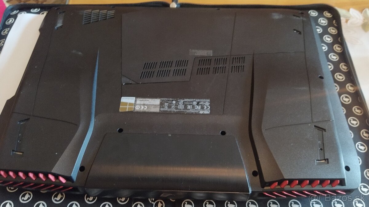 Asus G751J doska  z herného noteboou + chladič