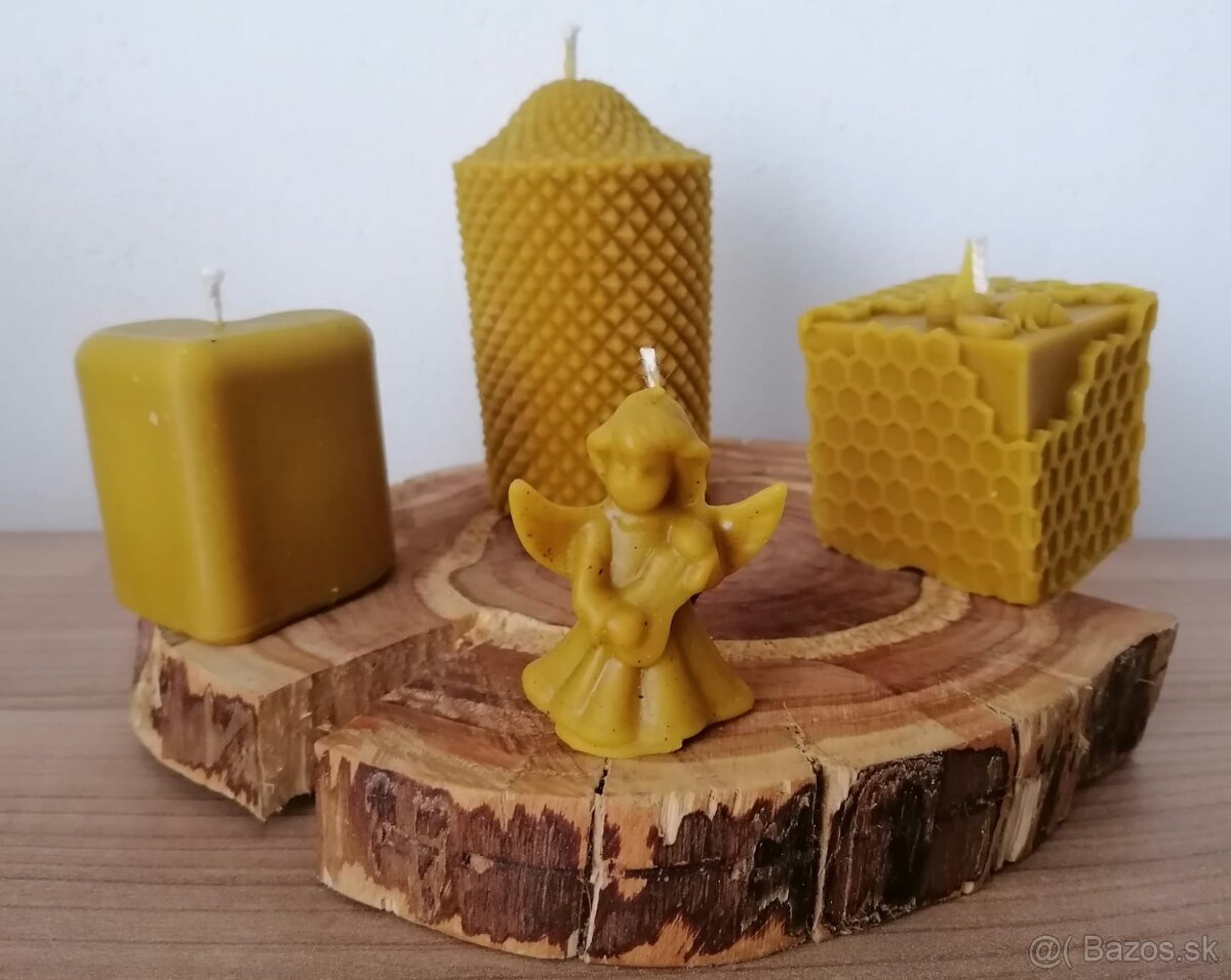 Predám ručne robene sviečky zo 100% Oravského včelieho vosku