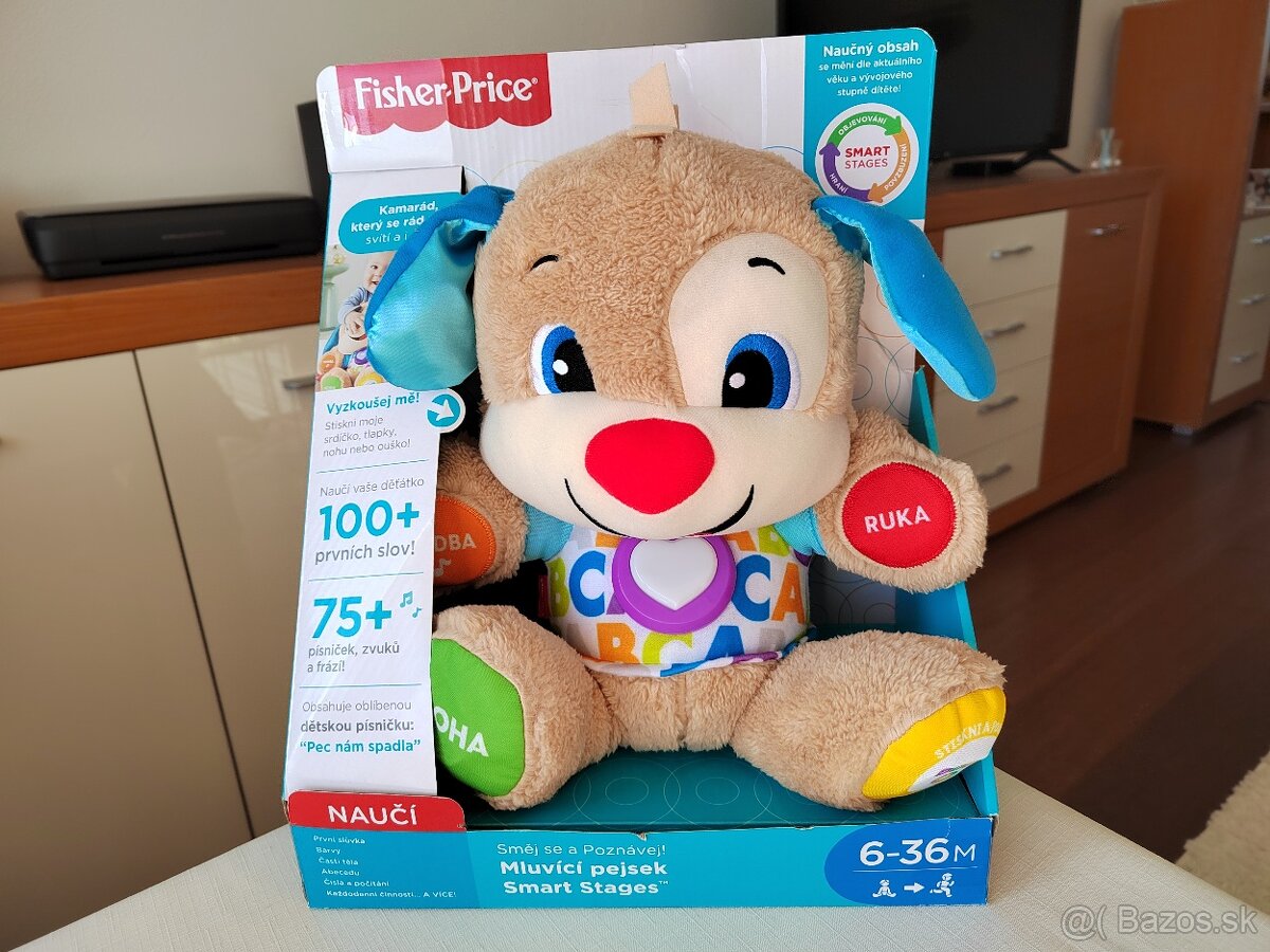 Hovoriaci psík Fisher Price - CZ - NOVÝ