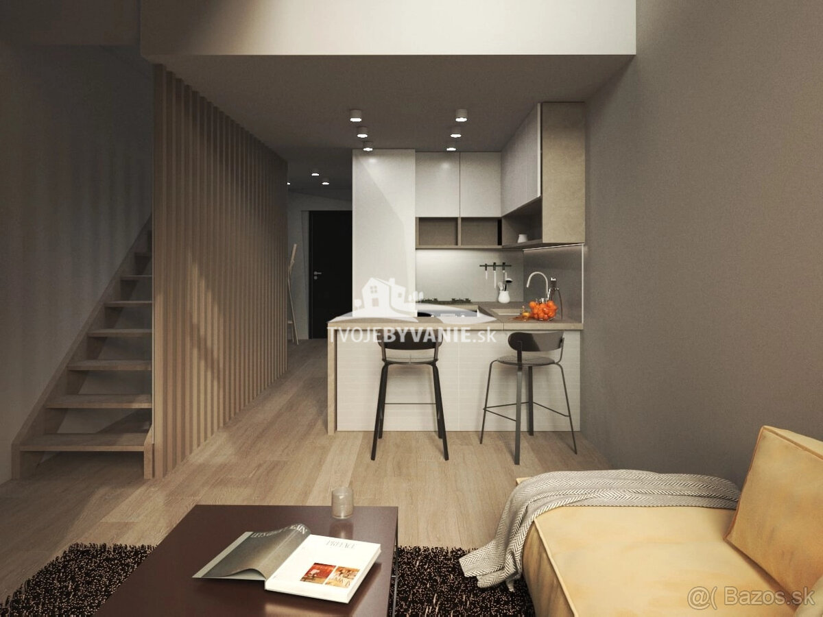 1 izbový apartmán s mezonetom KVP Grunt č. 32