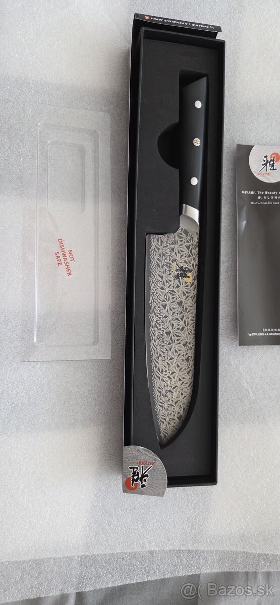 Nôž MIYABI HIBANA 800DP Santoku