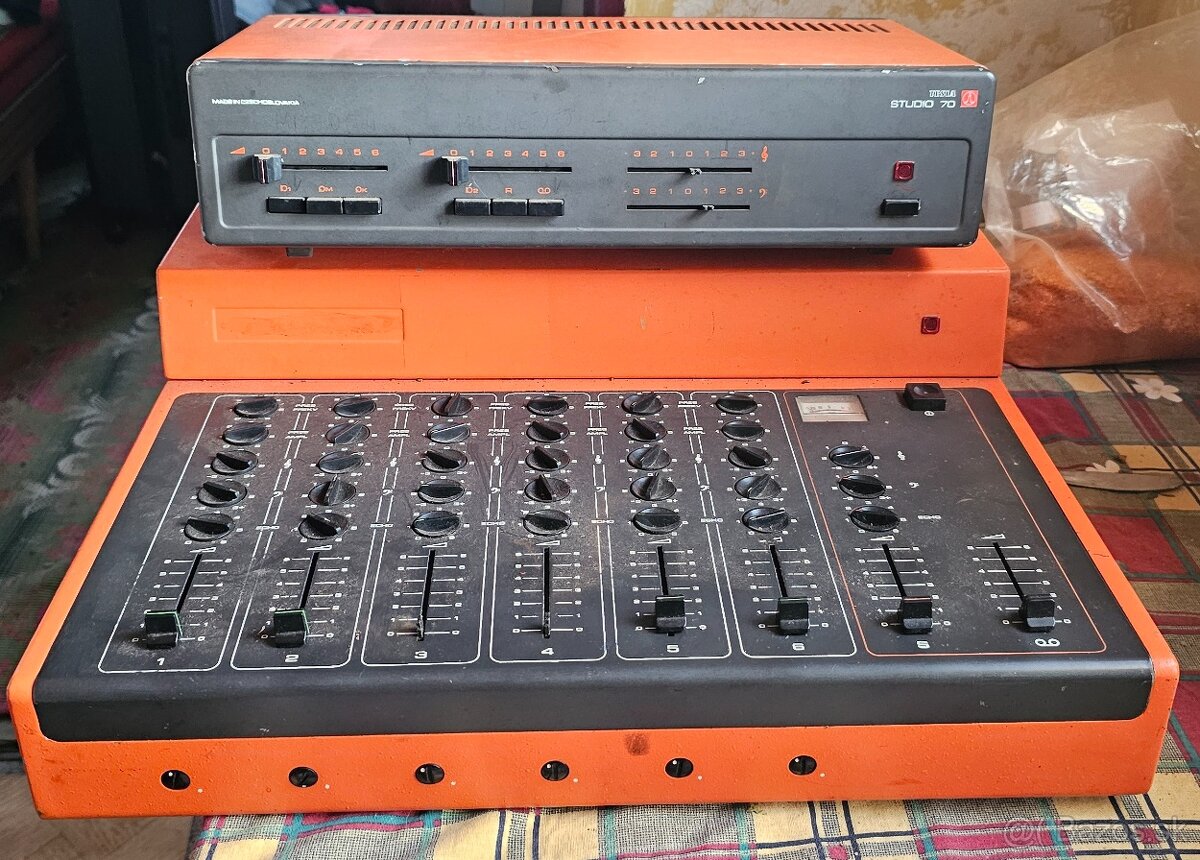 Tesla studio 70 mixpult so zosilňovačom