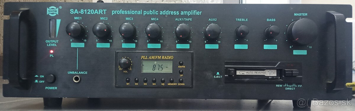 Rozhlasová ústredňa SA-8120ART