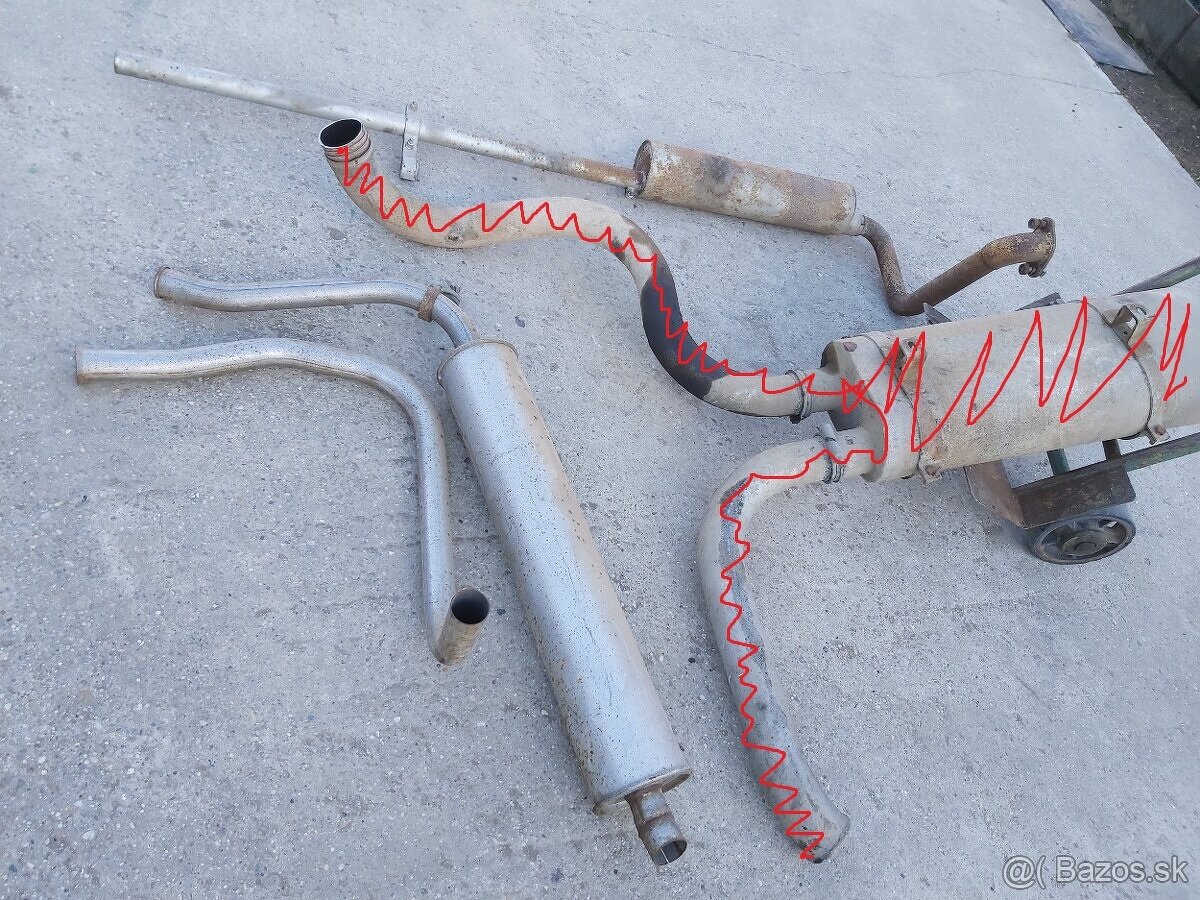 Predám tlmič výfuku výfuk Avia 30,31