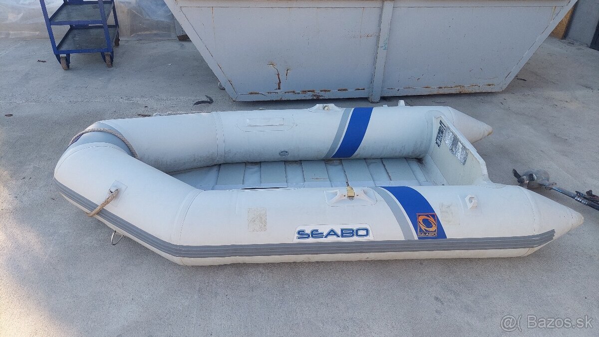 predám gumený čln SEABO s elektromotorom