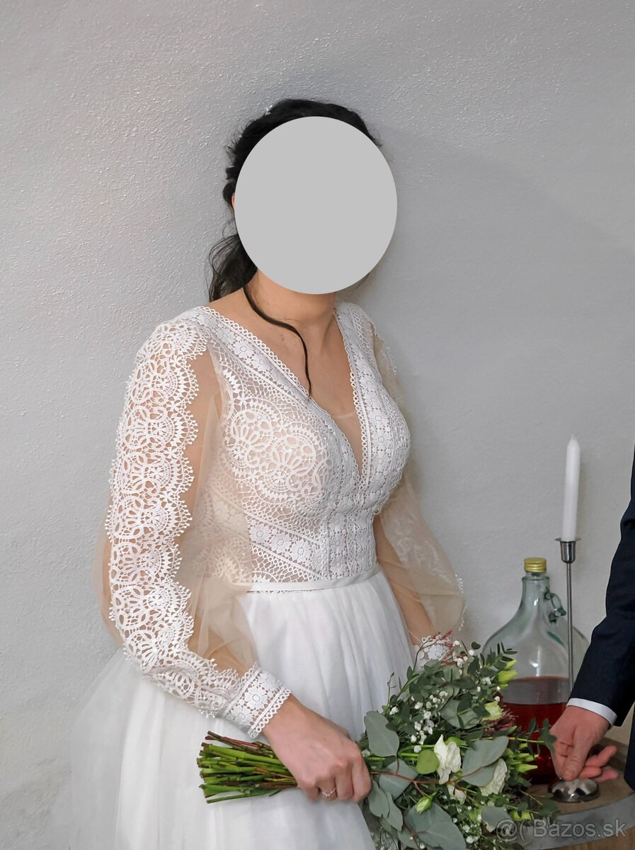 Svadobné šaty veľkosť M