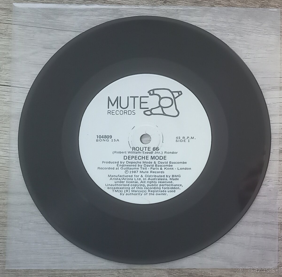 Depeche Mode Australasia 7" Behind The Wheel